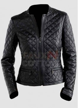 Black Women's Quilted Jacket